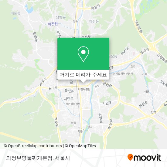 의정부명물찌개본점 지도
