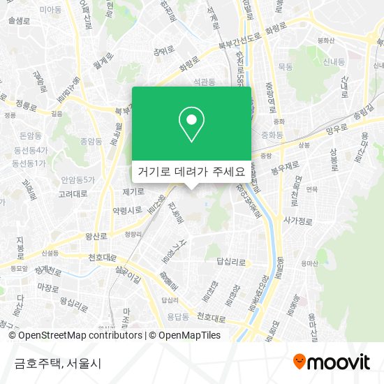 금호주택 지도