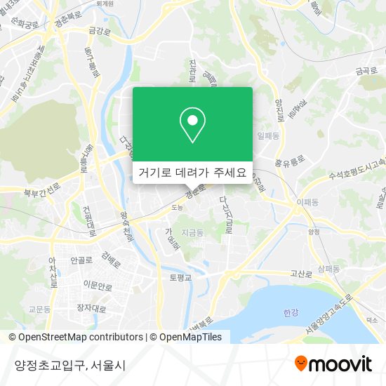 양정초교입구 지도