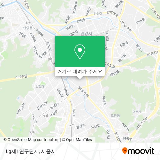 Lg제1연구단지 지도