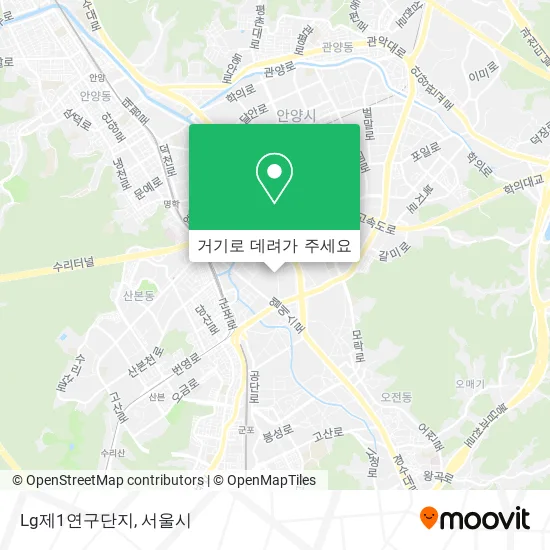 Lg제1연구단지 지도