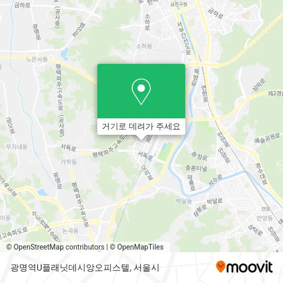 광명역U플래닛데시앙오피스텔 지도