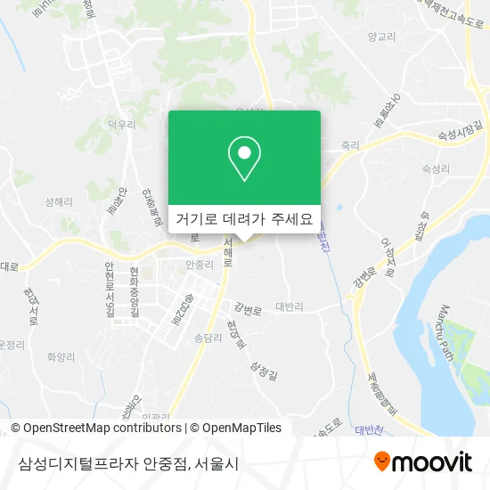 삼성디지털프라자 안중점 지도