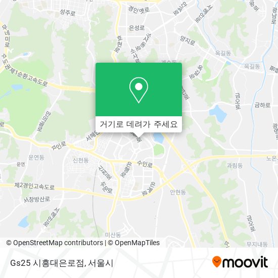 Gs25 시흥대은로점 지도