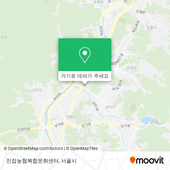 진접농협복합문화센터 지도