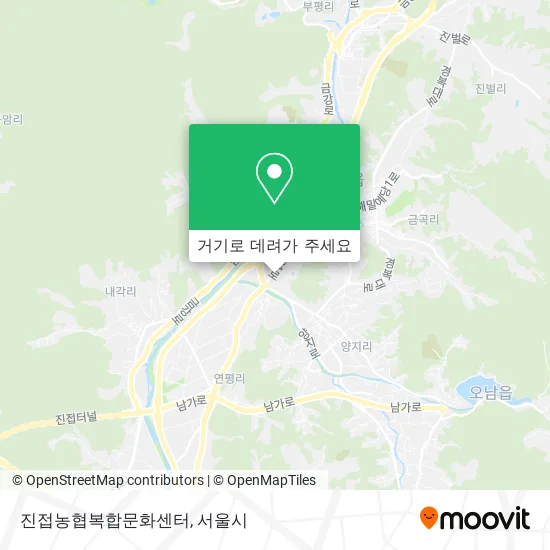 진접농협복합문화센터 지도