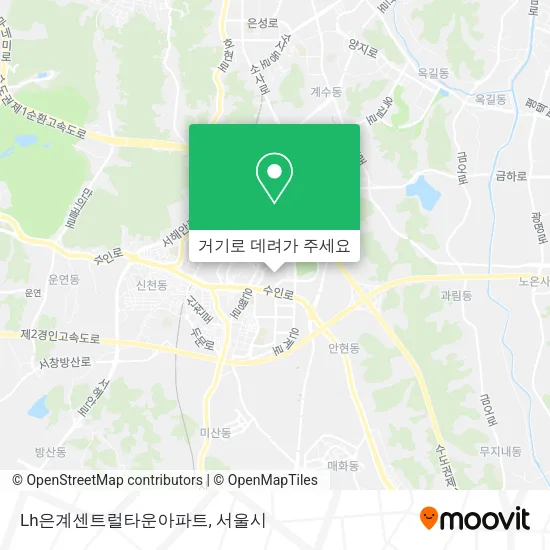 Lh은계센트럴타운아파트 지도