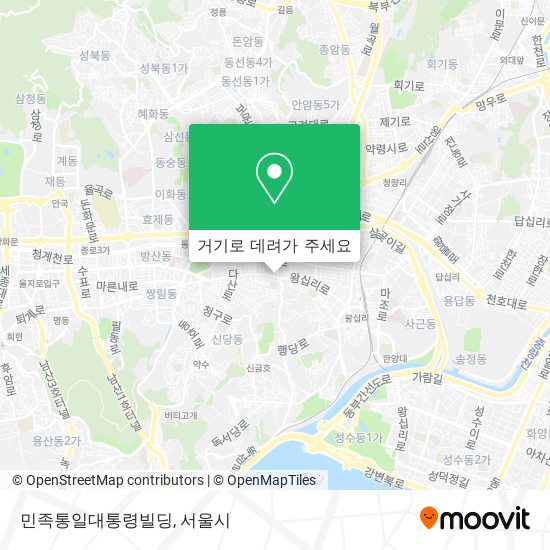 민족통일대통령빌딩 지도