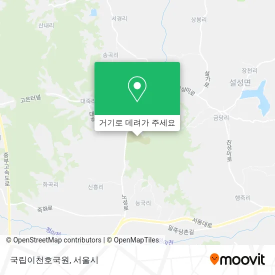 국립이천호국원 지도