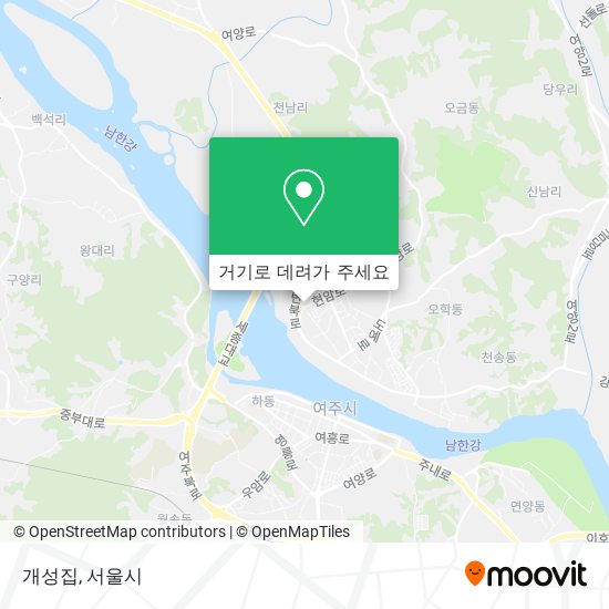 개성집 지도