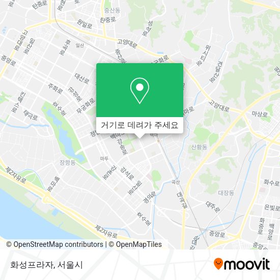 화성프라자 지도