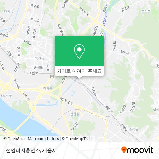 썬엘피지충전소 지도