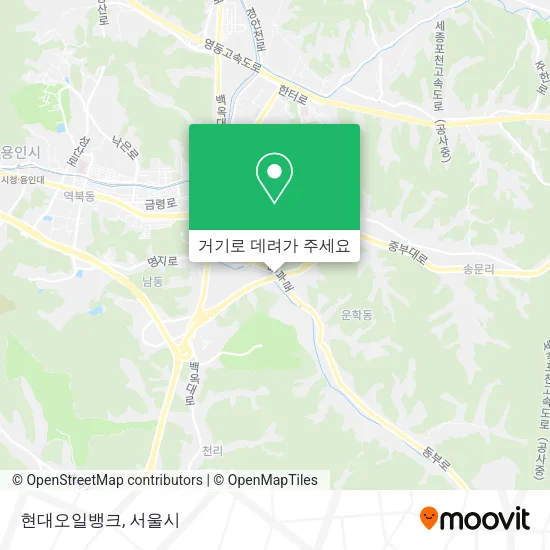 현대오일뱅크 지도