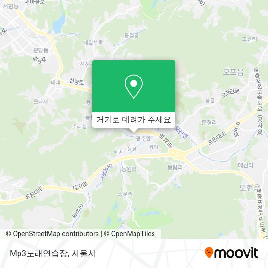 Mp3노래연습장 지도