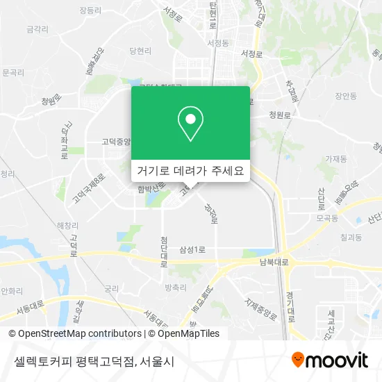 셀렉토커피 평택고덕점 지도