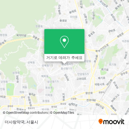 더사랑약국 지도