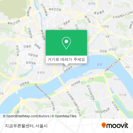 지금푸른물센터 지도