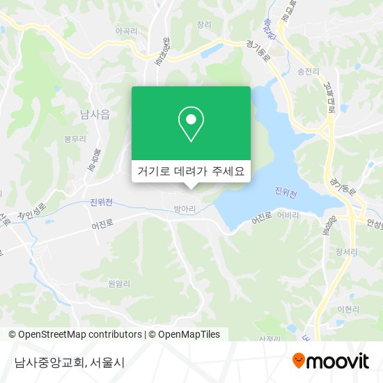 남사중앙교회 지도