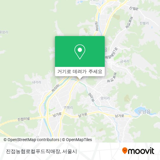 진접농협로컬푸드직매장 지도