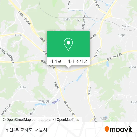 유산4리교차로 지도