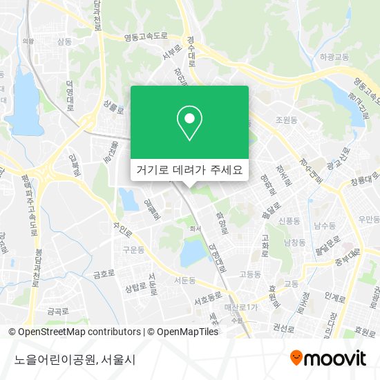 노을어린이공원 지도