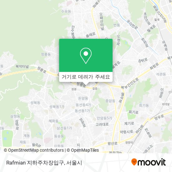 Rafmian            지하주차장입구 지도