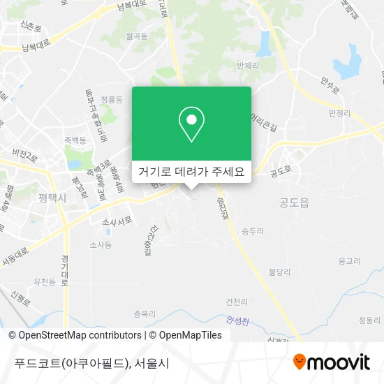 푸드코트(아쿠아필드) 지도