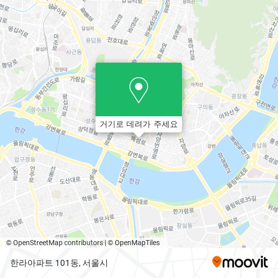 한라아파트 101동 지도
