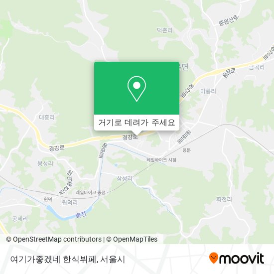 여기가좋겠네 한식뷔페 지도