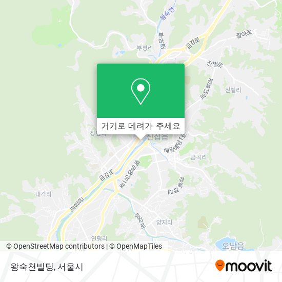 왕숙천빌딩 지도