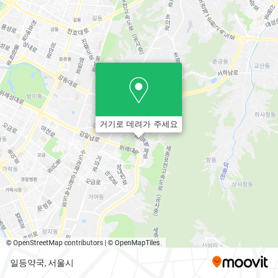 일등약국 지도