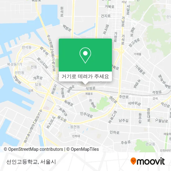 선인고등학교 지도