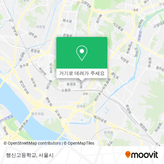 행신고등학교 지도