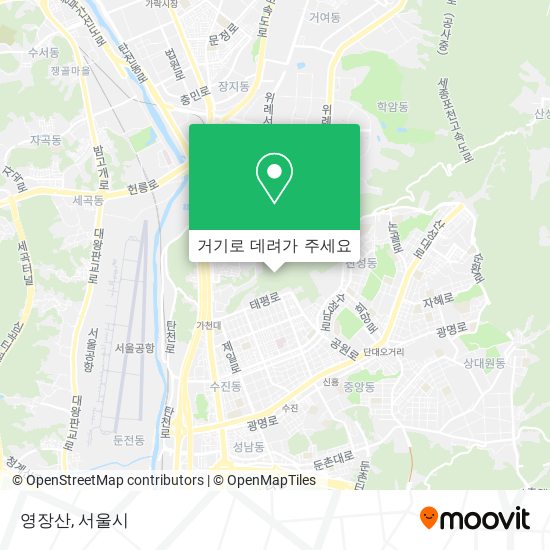 영장산 지도