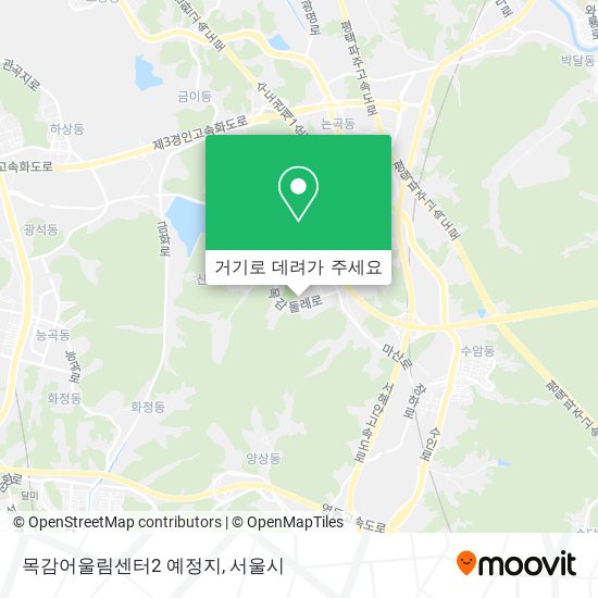 목감어울림센터2 예정지 지도