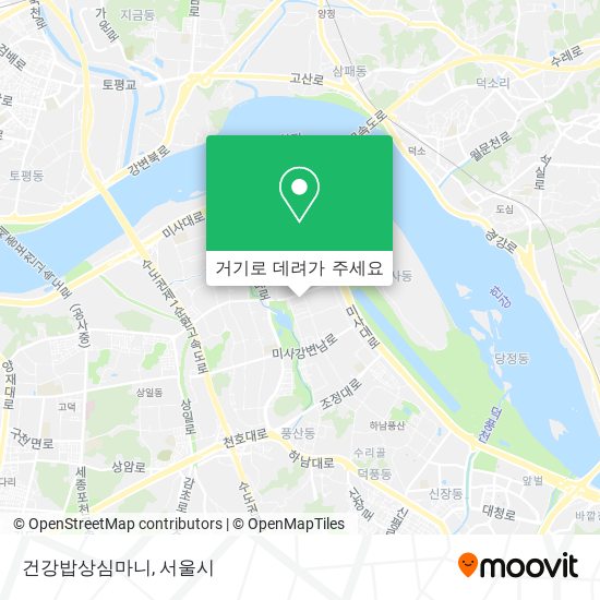 건강밥상심마니 지도