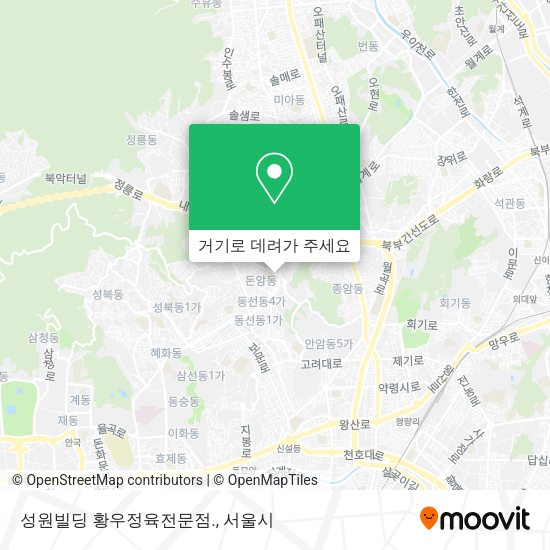 성원빌딩            황우정육전문점. 지도