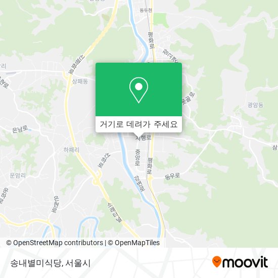 송내별미식당 지도