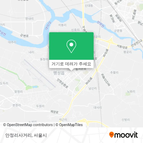 안정리사거리 지도