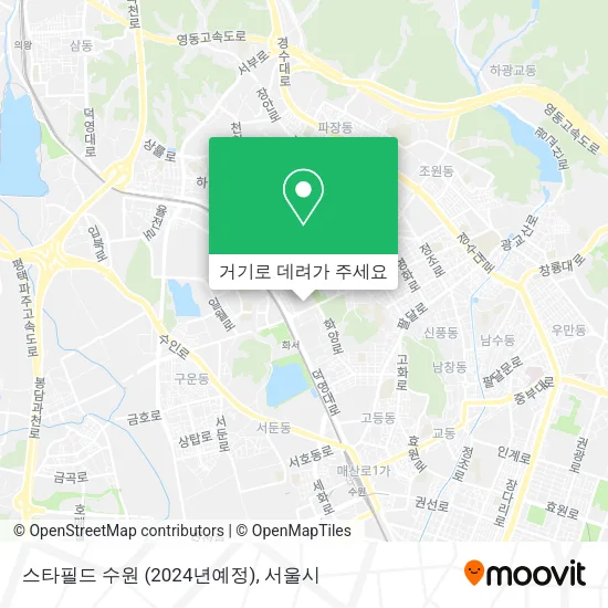 스타필드 수원 (2024년예정) 지도