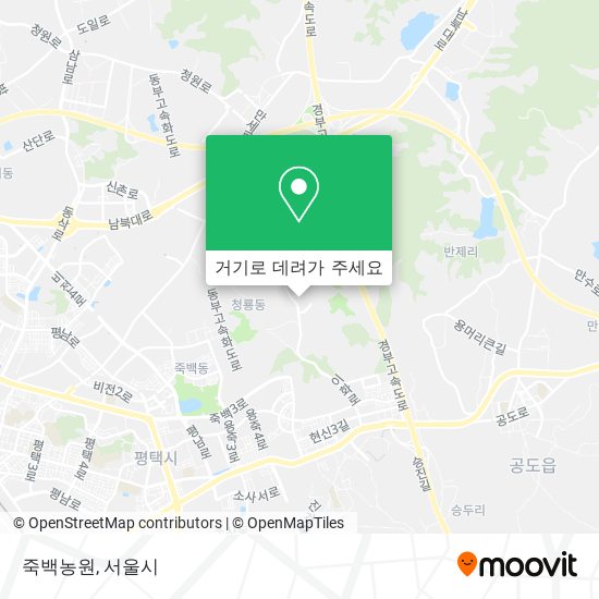 죽백농원 지도