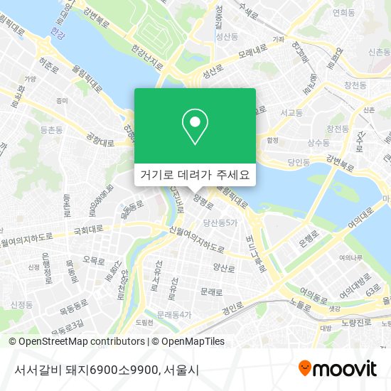 서서갈비                  돼지6900소9900 지도