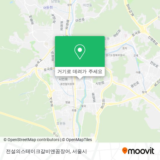 전설의스테이크갈비앤꼼장어 지도