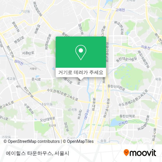 에이힐스 타운하우스 지도