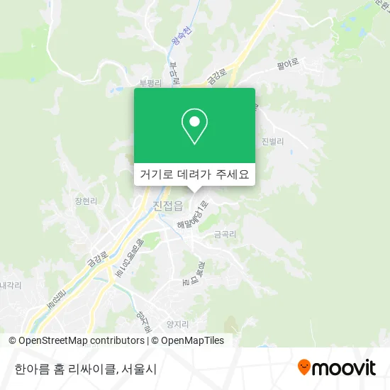 한아름 홈 리싸이클 지도
