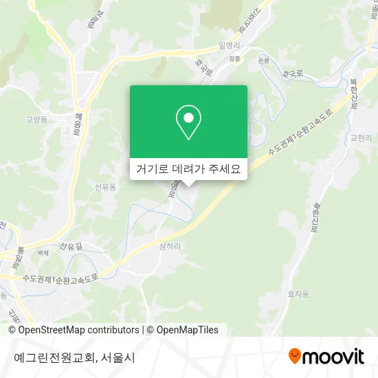 예그린전원교회 지도