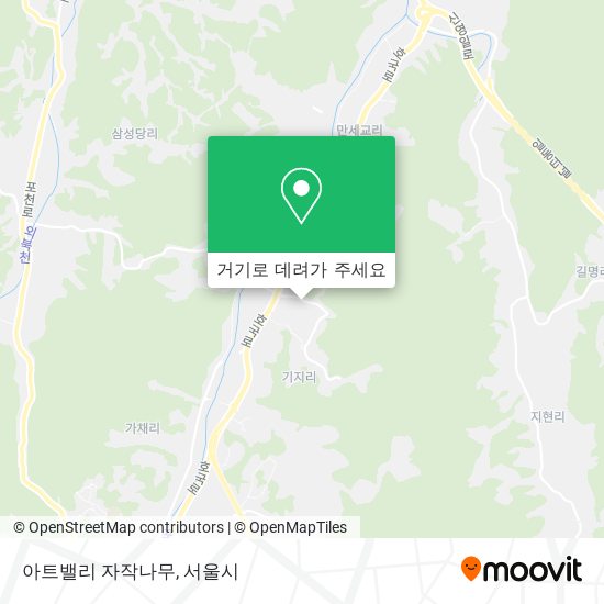 아트밸리 자작나무 지도