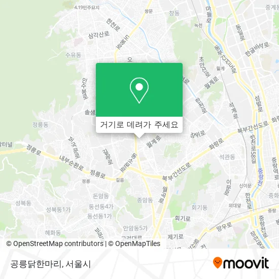 공릉닭한마리 지도