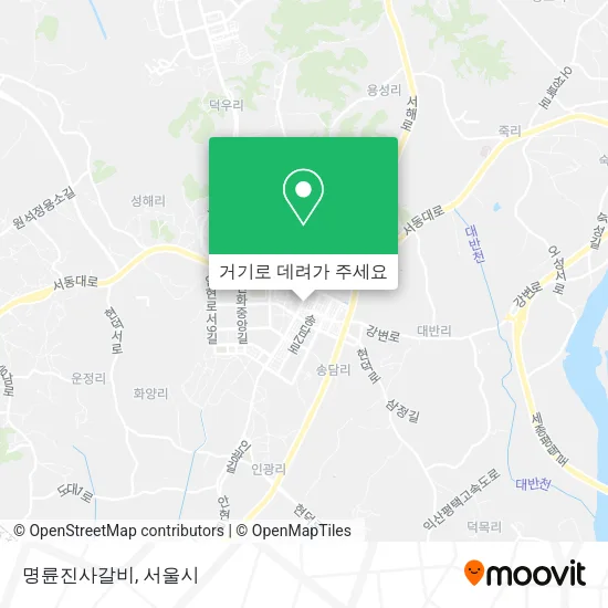 명륜진사갈비 지도
