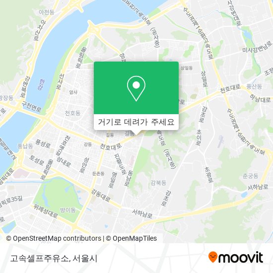 고속셀프주유소 지도